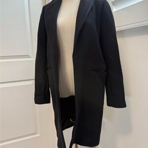 Zara Women's Classic Black Pea Coat